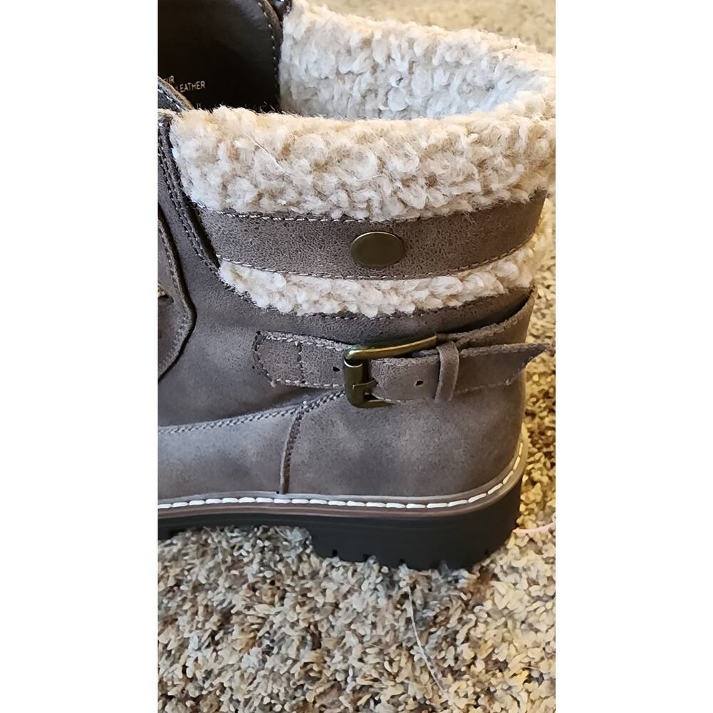 Cliffs White Mountain Meldon Brown Hiker‎ Boots Size 8 Fleece Lined NWOT - Picture 5 of 8